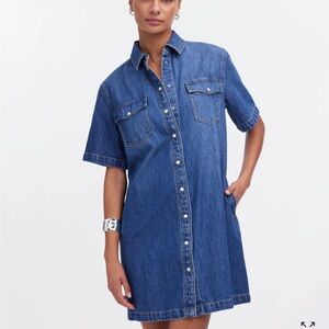 Madewell Oversized Mini Shirtdress